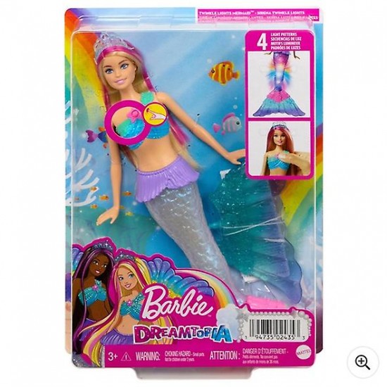 Hdj36 barbie sirena scintillante