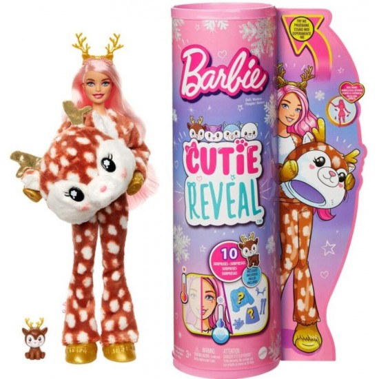 Hjl61 barbie cutie reveal winter giraffa