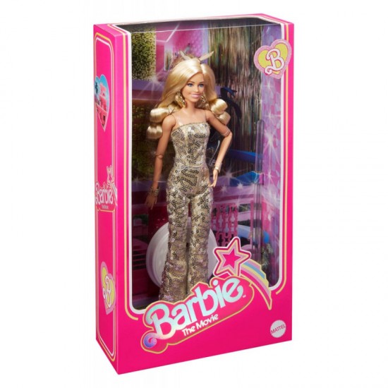 Hpj99 barbie movie abito oro