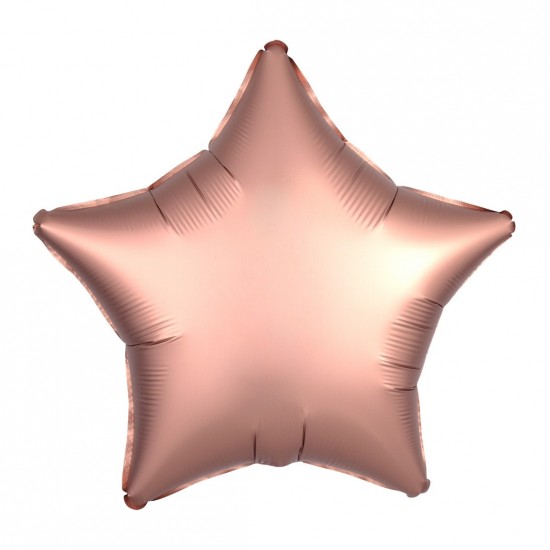 3682601 palloncino foil stella satin luxe 43 cm rosa gold