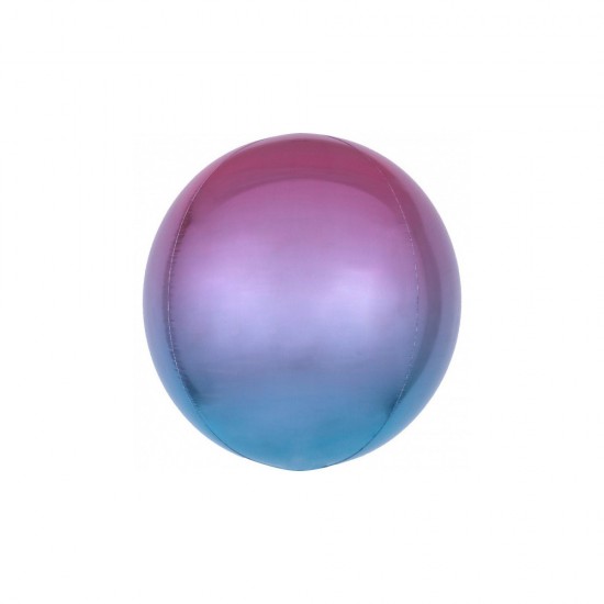 3985201 palloncino foil ombre' orbz viola e blu