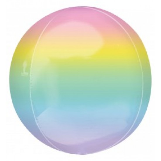 4055401 palloncino foil ombre' orbz pastello arcobaleno