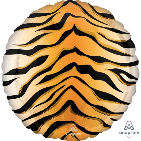 4238501 palloncino foil standard tondo stampa tigre