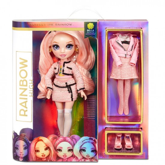 Mg-570738 rainbow high bella parker fashion doll