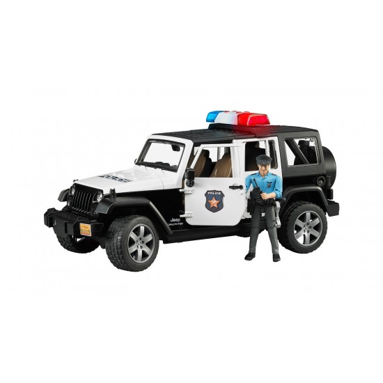 02526  jeep wrangler unlimited rubicon polizia con poliziotto