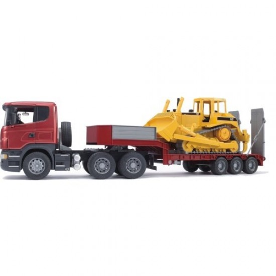 03555  scania r-series camion articolato con cat bulldozer
