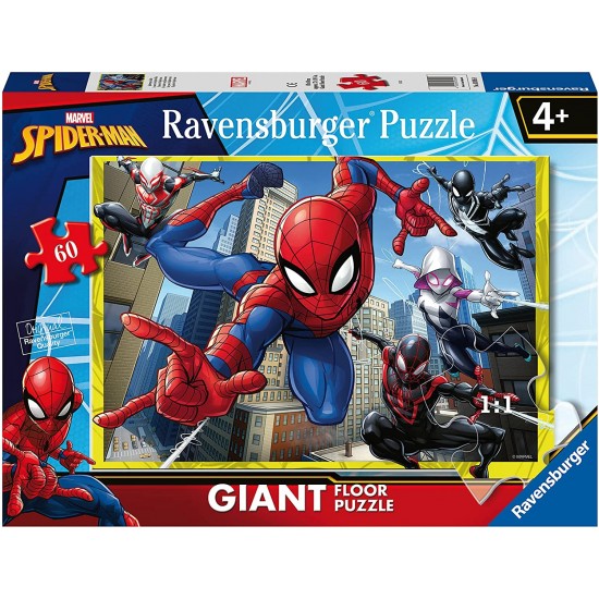 03095 puzzle 60 pz giganti da pavimento spiderman