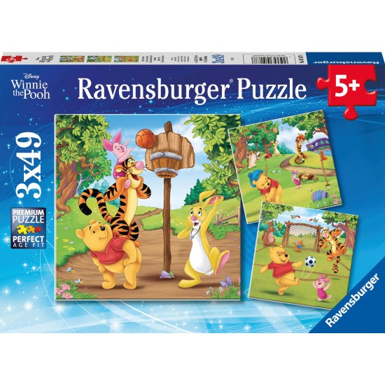 05187 puzzle 3x49 pz winnie the pooh