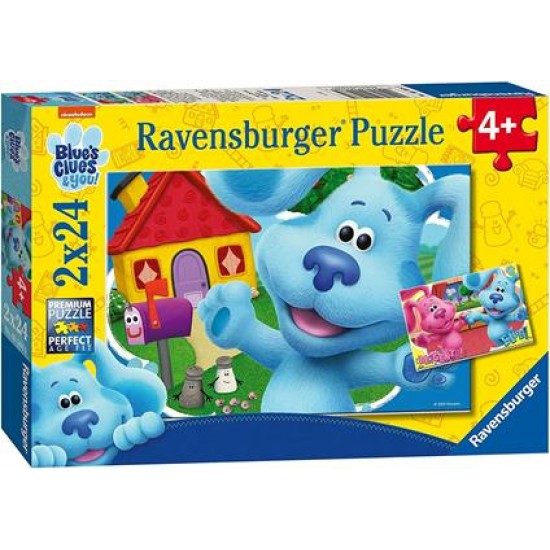 05568 puzzle 2x24 pz blue's clues & you