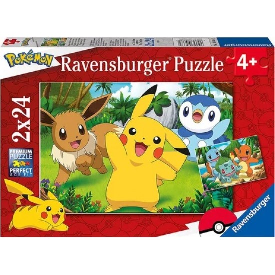 05668 puzzle 2x24 pz pokemon