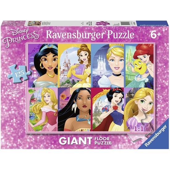 09789 puzzle 125 giganti da pavimento disney princess