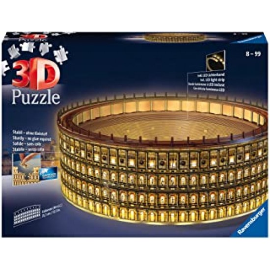 11148 puzzle serie 3d building maxi colosseo night edition