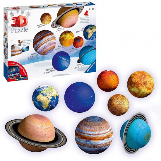 11668 puzzle 3d il sistema planetario 11668 puzzle 3d il sistema planetario