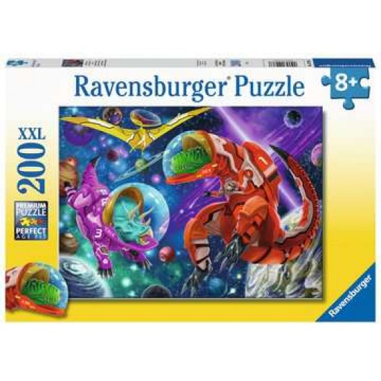12976 puzzle 200 pz xxl  dinosauri spaziali