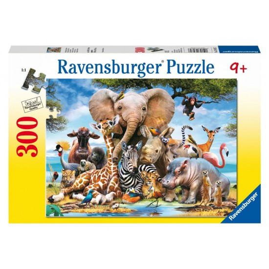 13075 puzzle 300 pz xxl cuccioli d'africa