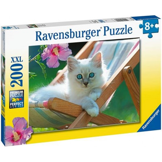 13289 puzzle 200 pz xxl gattino bianco