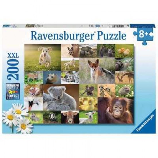 13353  puzzle 200 pz xxl i cuccioli del mondo