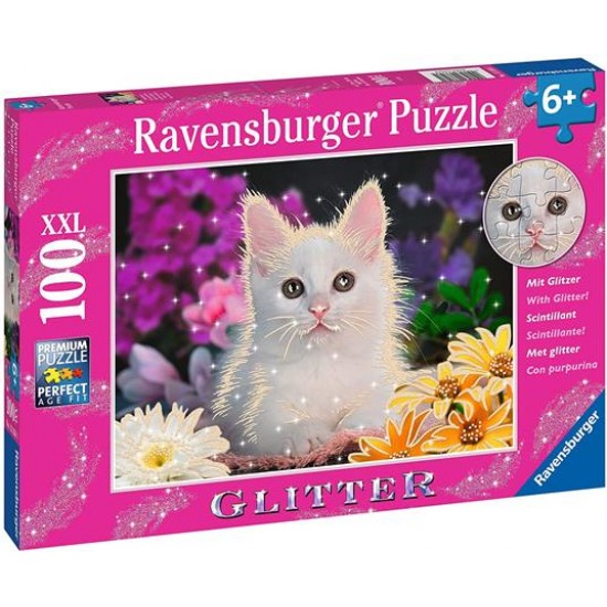 13358 puzzle 100 pz xxl gattino glitter
