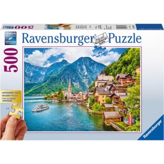 13687 puzzle 500 pz gold edition hallstatt in osterreich