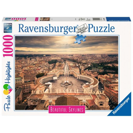 14082 puzzle 1000 pz foto paesaggi rome