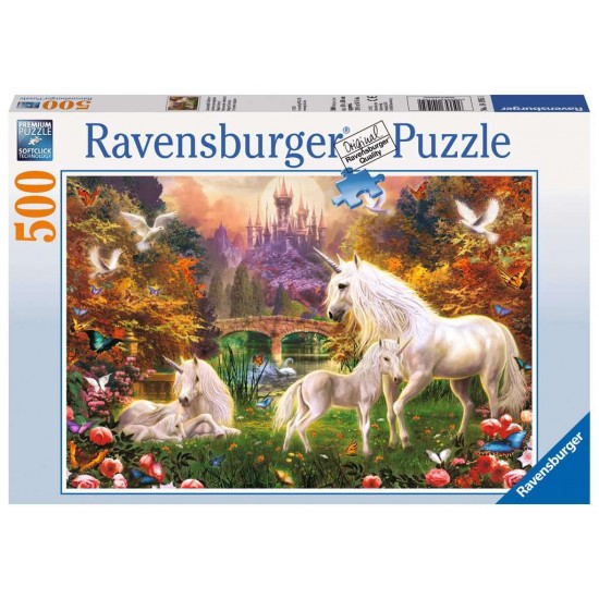 14195 puzzle 500 pz unicorni a