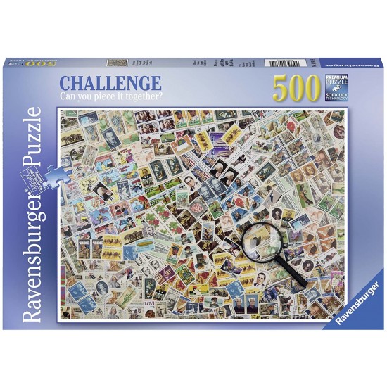 14805 puzzle 500 pz francobolli