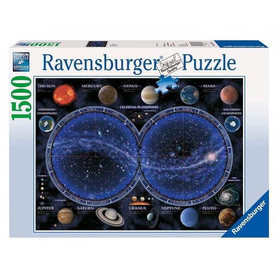 16373 puzzle 1500 pz planisfero celeste