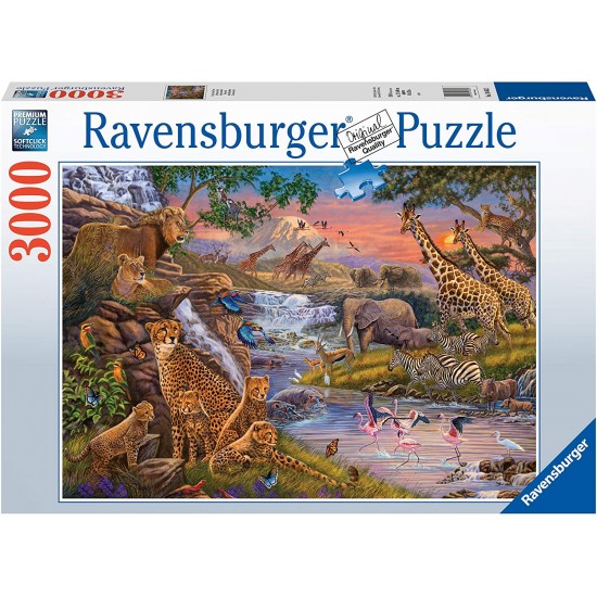 16465 puzzle 3000 pz il regno animale