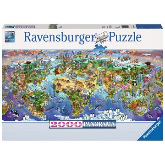 16698 puzzle 2000 pz le meraviglie del mondo