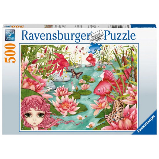 16944 puzzle 500 pz l'incanto dello stagno