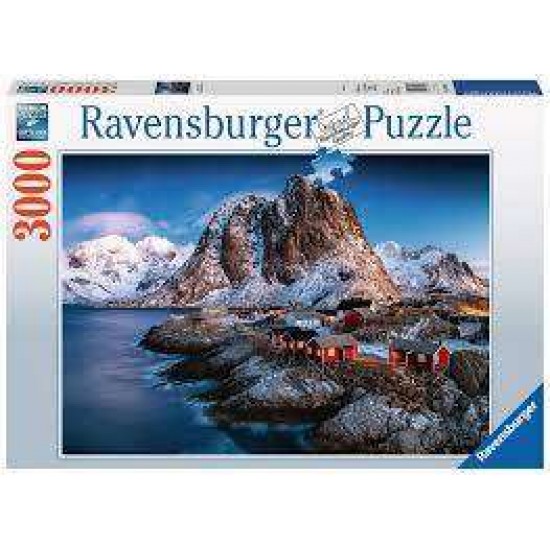 17081 puzzle 3000 pz hamnoy, lofoten