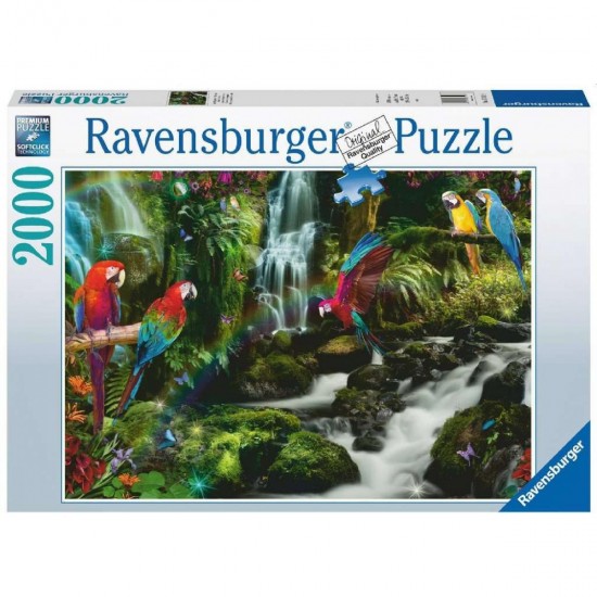 17111 puzzle 2000 pz il paradiso dei pappagalli