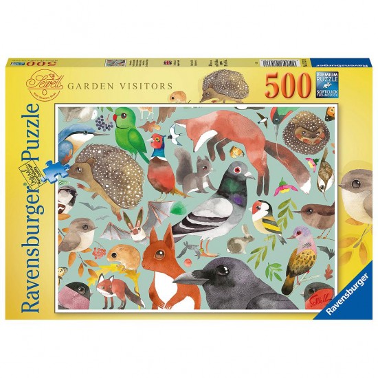 17137 puzzle 500 pz i visitatori del giardino