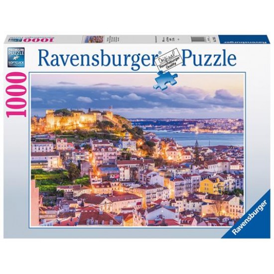 17183 puzzle 1000 pz lisbona e il suo castello