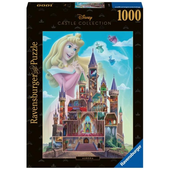 17338 puzzle 1000 pz disney aurora castle