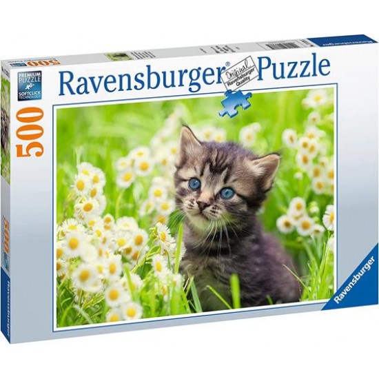 17378 puzzle 500 pz gattino nel prato