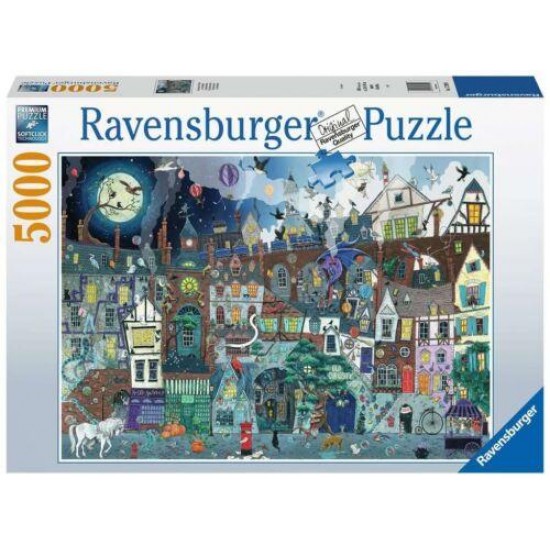 17399 puzzle 5000 pz strada vittoriana