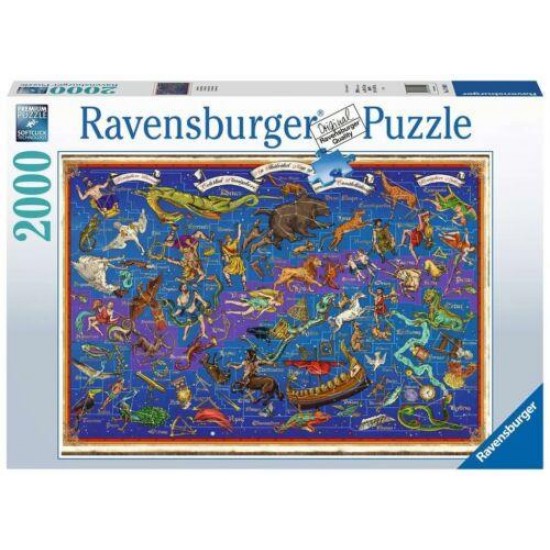 17440 puzzle 2000 pz costellazioni
