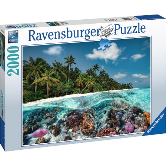 17441 puzzle 2000 pz un tuffo alle maldive