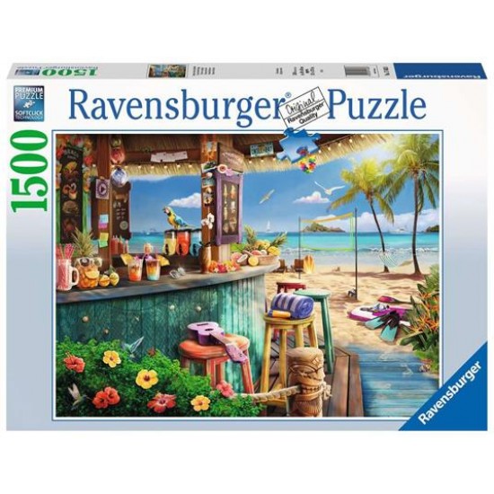 17463 puzzle 1500 pz chiosco in spiaggia