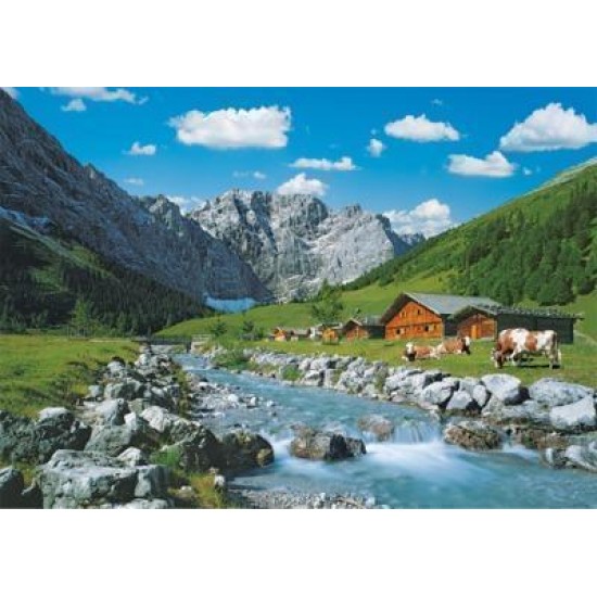19216 puzzle 1000 pz foto paesaggi monti karwendel, austria