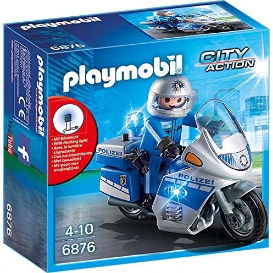 Playmobil 6876 moto della polizia