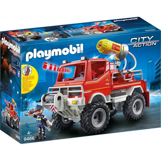 9466 playmobil camion spara acqua dei vigili del fuoco
