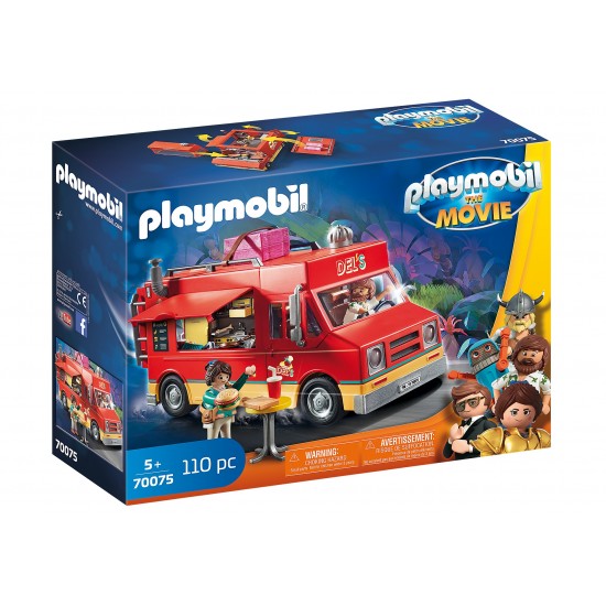 Playmobil 70075 playmobil: the movie food truck di del