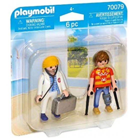 Playmobil 70079 dottore e paziente (duopack)