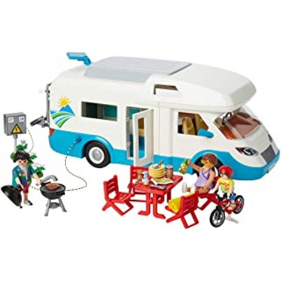 70088 playmobil camper con famiglia in vacanza
