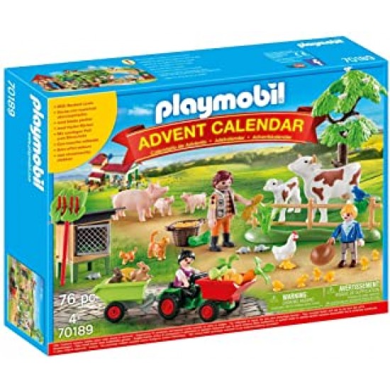 Playmobil 70189 calendario dell'avvento - la fattoria
