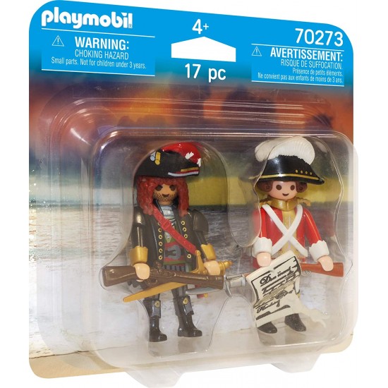 70273 playmobil pirata e soldato della marina reale (duo pack)
