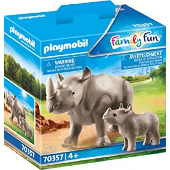 70357 rinoceronte con cucciolo