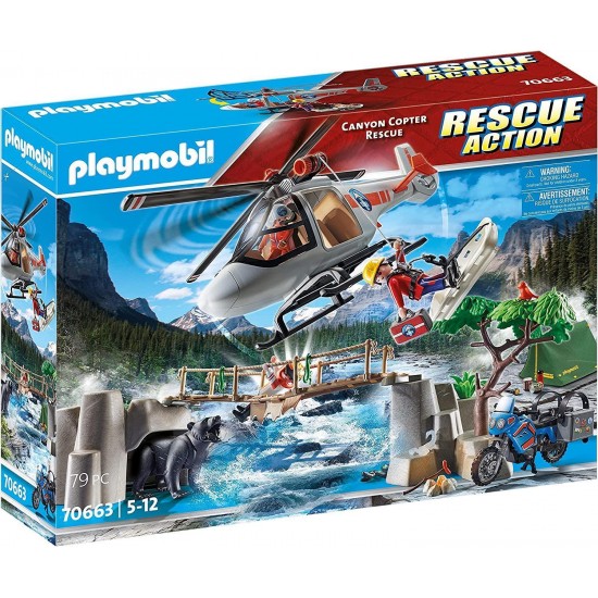 Pos220151 playmobil elicottero di soccorso